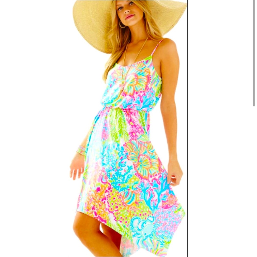 Lilly Pulitzer Colorful Stretch Dominica Dress